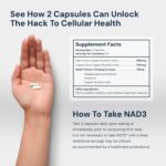 HPN Supplements NAD3 NAD+ Booster | Size 2 Month Supply | Clinically Proven & Independently Tested - Metabolic Repair | 312 mg/ Serving - 120 Capsules - Image 2