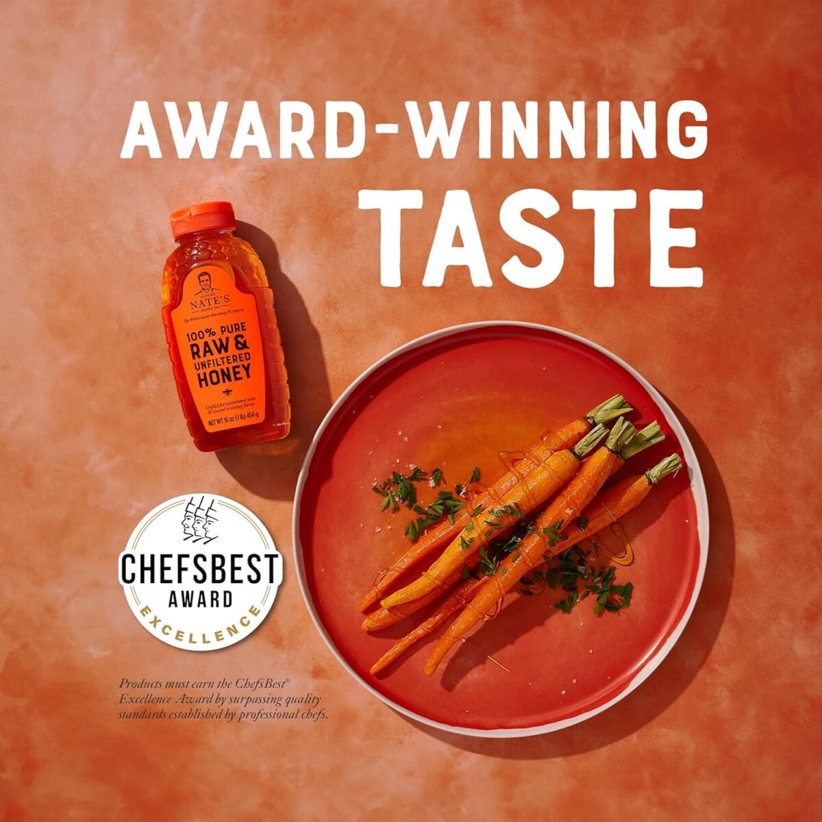 Nate's 100% Pure, Raw & Unfiltered Honey - Award-Winning Taste, 32oz. Squeeze Bottle - Image 6