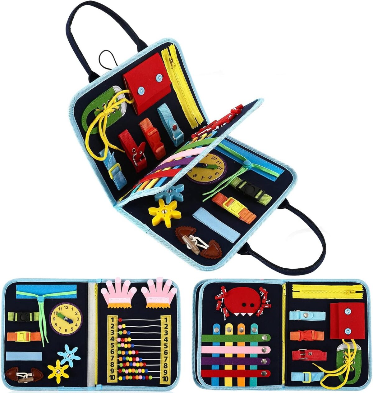 Fidget Blanket for Adults with Dementia,Dementia Activities for Seniors,Alzheimers Dementia Products for Elderly,Toddler Busy Board ,Fidget Toys,Autism Sensory Toys for Autistic Children. - Image 1
