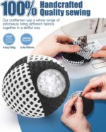 Juggling Balls for Beginners and Professionals Set of 3, Juggling Bean Bags,Durable Juggle Ball Kit (Black - White 4.2 oz) - Image 3