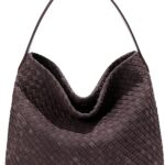 Woven Suede Shoulder Bag for Women Suede Hobo Bag Tote Elegant Handbag Satchel for Work Travel