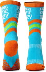 Gone For a Run Inspirational Athletic Running Socks | Mid-Calf | Multiple Designs - Image 2