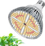 LED Grow Light Bulbs for Indoor Plants Full Spectrum, 320W Equivalent Plant Light Bulb, 4000K Plant Grow Light Bulb, Grow Bulb E26 Base, Grow Light for Indoor Plants, Seed Starting, Pack 1