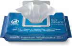 Inspire Adult Wet Wipes, Wash Cloths | Adult Wipes for Incontinence & Cleansing for Elderly, 8"x12" Count 12 packs of 50 - Image 2