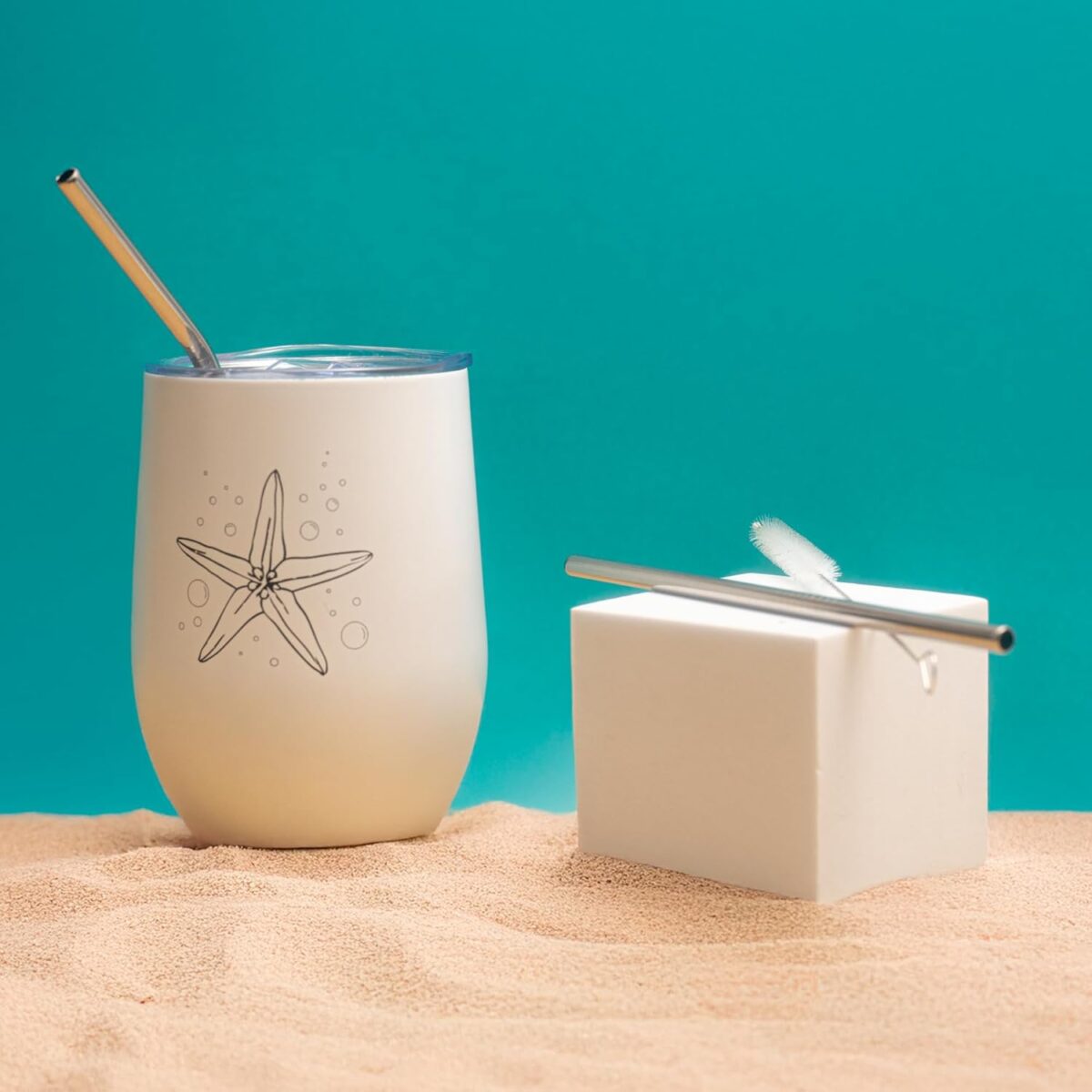 Self Care Gifts for Women. 15pc Gift Box Filled with Ocean Themed Beach Lover Gifts for Her. Thinking of You, Surgery Wellness Kit, Get Well Soon Basket, Birthday Package for Woman - Image 8