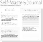 Self-Mastery Journal for Men - Daily Productivity Journal for Happiness, Gratitude, Mindfulness, Self Care & Reflection – Goal / Guided Journal for Men & Women – Inspirational Journal - Image 6