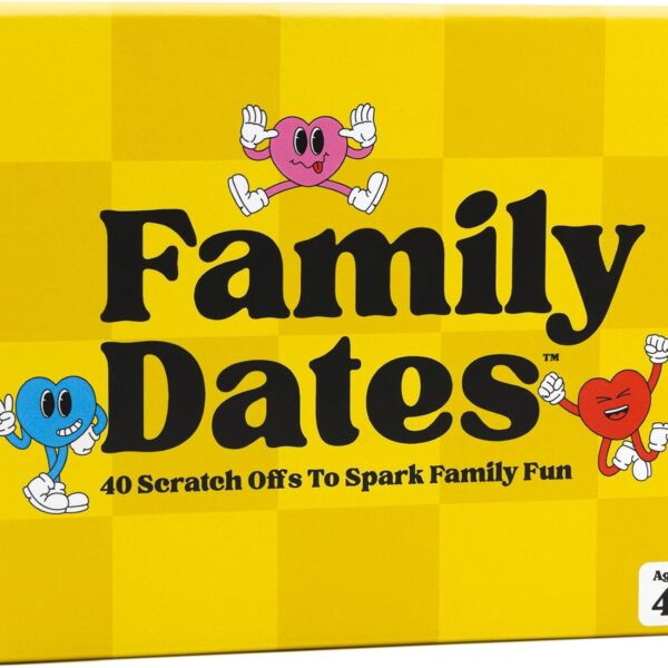 Family Dates 40 Scratch Off Family Date Cards, Date Night Ideas, Experience Gifts for Kids