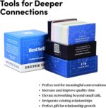 BestSelf Icebreaker Deeper Talk Deck - Conversation Starter Card Pack to Deepen Friendships with 170 Prompts to Create Real Conversations for Friends, Coworkers, Family, Dates - Image 3