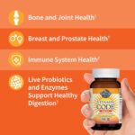 Garden of Life Vitamin D, Vitamin Code Raw D3, Vitamin D 2,000 IU, Raw Whole Food Vitamin D Supplements with Chlorella, Fruit, Veggies & Probiotics for Bone & Immune Health, 60 Vegetarian Capsules - Image 2