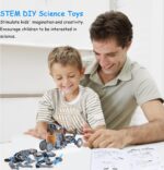 AESGOGO STEM Projects 12-in-1 Creation Solar Robot Kit,Science Experiments Toys Gifts for Kids Ages 8-12,Educational DIY Building Robotics Kit for 8 9 10 11 12 13 14 15 Year Old Boys Girls Teens - Image 3