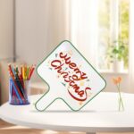 6 Pack Double-Sided Dry Erase Board- 10''X 8'' Dry Erase Paddles with Handheld Thickness 5mm Answer Whiteboard with 6 Colorful Erasers for Home School and Office Mini Writing Board - Image 8