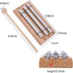 Three Tone Chime For Mindfulness Meditation, Relaxation, Stress & Anxiety Relief, Chakra Healing, Yoga, Teachers' Classroom Chime - Image 6