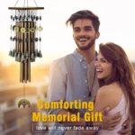 Wind Chimes for Outside, 30"Memorial Wind Chimes with 24 Copper Tubes and 16 Copper Bell for Garden,Patio,Window Wind Chime Hanging Decoration,Bronze Memorial Sympathy Wind Chimes Gifts for Mom - Image 5