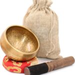 Tibetan Singing Bowls Set, Singing Bowls, Meditation Sound Bowl Handcrafted in Nepal, For Yoga, Meditation, Mindfulness, Healing & Chakra balancing