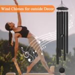 Large Wind Chimes for Outside Deep Tone, 65" Deep Tone Wind Chimes for Outside Porch Garden Patio Balcony Memorial Room Decor, Memorial Sympathy Gift for Loss of Loved One - Image 5