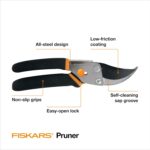 Fiskars Bypass Pruning Shears, 5/8-Inch Cut Capacity Garden Clippers, Gardening Scissors with Sharp, Rust Resistant Steel Blade - Image 8
