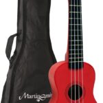 Martin Smith UK-222-RD Soprano Ukulele, Red