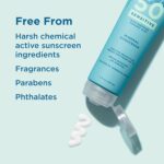 BLUE LIZARD Sensitive Mineral Sunscreen with Zinc Oxide 50+ Water Resistant UVAUVB Protection with Smart Cap Technology Fragrance Free, Sensitve, SPF 50 - - Tube, Unscented, 5 Fl Oz - Image 6