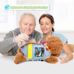 Fidget Sensory Dog Blanket for Elderly | Premium Dementia Activities for Seniors Items | Engaging Sensory Items (pup) for Adults | Gift and Activities for Seniors with Alzheimer - Image 2