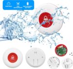 CallToU Caregiver Pager Wireless Call Button Nurse Alert System 500+ Feet for Home/Elderly/Patient/Disabled 1 Plugin Receiver 1 Waterproof Transmitter - Image 4