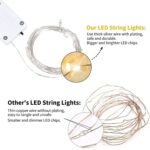 Brightown 24 Pack Fairy Lights Battery Operated String Lights - 7 ft 20 LED Mini String Lights Waterproof Silver Wire Firefly Lights for Vases Mason Jars DIY Crafts Plants Table Centerpieces Wedding - Image 7