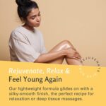 Ylang Ylang + Ginger Massage Oil for Massage Therapy and Manipulation Therapy | Collagen and Stem Cell Anti Cellulite Body Oil for Lymphatic Massage and Sore Muscles Skincare by M3 Naturals - Image 6