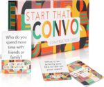 Start That Convo - Conversation Cards for Families, Friends, and Couples. Tonight's Conversation Games to Help Get to Know Each Other and Get to Know Me- Break The Ice with 120 Deep Questions