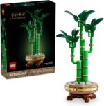 LEGO Botanicals Lucky Bamboo Building Set - Artificial Plant for Indoor Home Décor, Adults Ages 18+ - Fake Plant Decoration for Table, Desk, Office - Unique Gift for Her & Him - 10344