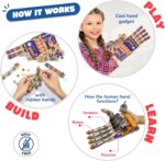 Smartivity DIY Robotic Mechanical Hand STEM Toy for Kids 8-9-10-11-12-13-14 Years Old | 2024 Parents Choice Award Winner I Birthday Gift for Boys & Girls | Engineering Kit for 8-14 Years Old - Image 4