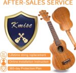 Kmise Soprano Ukulele Professional Mahogany Instrument 21 Inch Hawaiian Ukalalee for Beginner With Ukelele Starter Kit ( Free Online Lesson Bag Tuner Strap Replacement Strings Instruction Booklet ) - Image 5