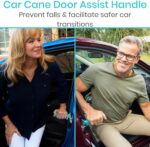 Vive Car Handle Assist for Elderly - Scratch Proof Latch - Auto Grab Bar Cane Support Aid - Standing Mobility Safety Tip to Help Get Out - Portable Assistive Device for Seniors, Handicapped - Image 3