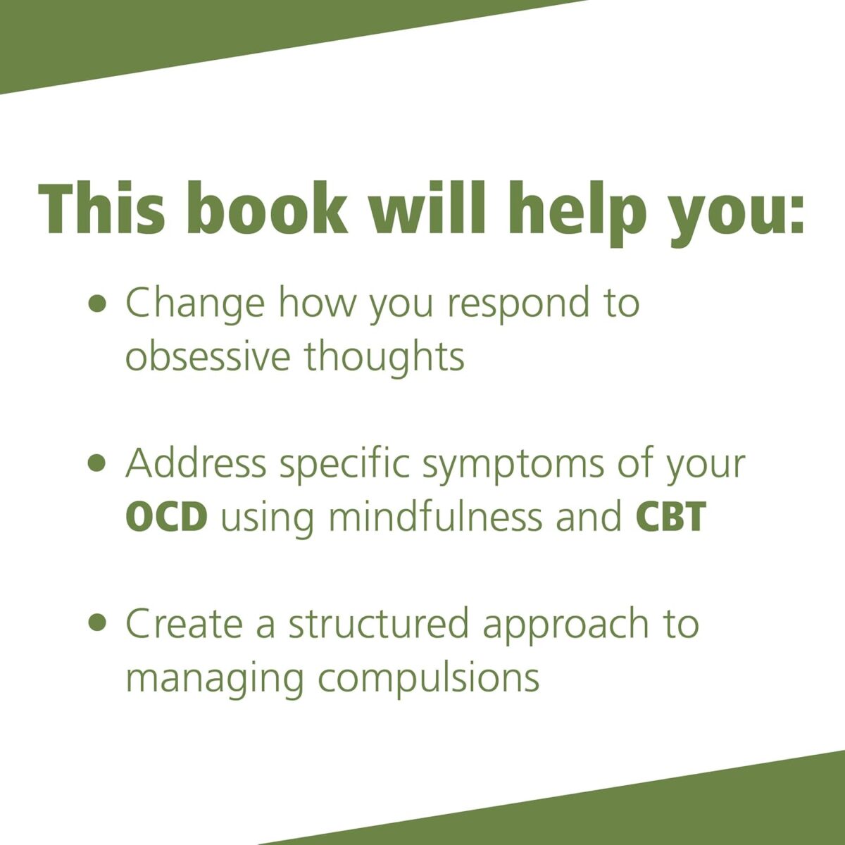 The Mindfulness Workbook for OCD: A Guide to Overcoming Obsessions and Compulsions Using Mindfulness and Cognitive Behavioral Therapy (New Harbinger Self-Help Workbook) - Image 3