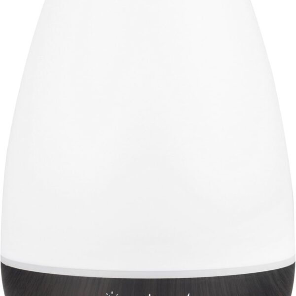 HealthSmart 500ML Essential Oil Diffuser for Large Rooms, Cool Mist Humidifier and Aromatherapy Diffuser, Adjustable Timer, Mist Mode and 7 LED Light Colors, White (Pack of 1)