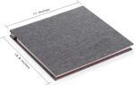 Photo Album Self Adhesive 3x5 4x6 5x7 6x8 8x10 8.5x11 11x10.6 Magnetic Scrapbook Length 11x10.6 Inch 40 Pages Linen Cover DIY Photo Album with A Metallic Pen and DIY Accessories(Gray) - Image 5