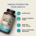 Antarctic Krill Oil – 1000mg Omega-3 Supplement with EPA, DHA & Astaxanthin – Phospholipid-Rich for Heart, Brain, Joint & Immune Support – No Fishy Aftertaste – 60 Softgels - Image 5