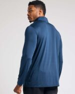 Real Essentials 3 Pack: Men's Dry-Fit Active Quarter Zip Long Sleeve Athletic Performance Pullover (Available In Big & Tall) - Image 4