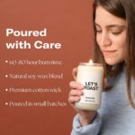Homesick Scented Candles for Home (Let's Toast) - 13.75 oz Long-Lasting Soy Wax Blend Jar Candle Gifts for Women & Men for All Occasions, 60-80 Hours Burn Time - Notes of Mandarin & Grapefruit - Image 4