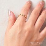 Personalized Name Ring, Custom Engraved Stacking Ring, Dainty Jewelry Gift for Women, Mother's Day Gift for Her, Birthdays, Bridesmaids, Friends, Moms, and Grandmas - RF1-D - Image 5