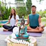 25DOL Buddha Statues for Home. 12.5" Buddha Statue (The Moment of Enlightenment). Collectibles and Figurines, Meditation Decor, Spiritual Living Room Decor, Yoga Zen Decor, Hindu and East Asian Décor - Image 3
