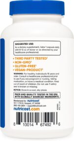 Nutricost Mushroom Complex Supplement, 120 Capsules - 10 Mushroom Blend (with Reishi, Maitake, Shiitake, Lion's Mane, and More) - Non-GMO and Gluten Free - Image 4