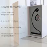Tabletop Sympathy Gift with Stand, Crystal Ornament Rainbow Maker, Unique Memorial Gift, Loss of Family & Loved Ones, Miscarriage or Grief Gift, Best for Bereavement & Daily Remembrance - Image 2