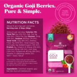 Navitas Organics Goji Berries, 8 oz. Bag, 8 Servings — Organic, Non-GMO, Sun-Dried, Sulfite-Free - Image 2