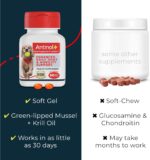 Plus, Mobility, Hip, and Joint Supplement for Dogs, Green-Lipped Mussels and Krill Oil - Dog Joint Supplement, Better and Faster Than Glucosamine and Chondroitin, 120 Soft Gels - Image 7