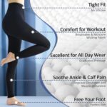 beister Medical Compression Pantyhose for Women & Men, 20-30mmHg Graduated Support Tights, Opaque Footless Waist High Compression Stockings & Leggings for Varicose Veins, Edema, Flight, DVT - Image 4