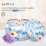 Scented Candles Set, 17.6 oz 4 Pack Home Scented Candles, 100-120 Hours Candle Present for Men and Women, Scented Candles for Birthday, Mother’s Day Presents - Image 5