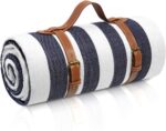 80”x 80” Picnic Blanket Extra Large, Waterproof and Foldable Beach Blanket, 3-Layer Outdoor Blanket for 6 to 8 Adults, for Camping, Park, Beach, Grass, Indoors…