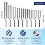 Solfeggio Tuning Forks Set for Healing – 9 Chakra Frequencies 174Hz to 963Hz | Precision-Machined Aluminum Alloy | Made in USA | Chakra Healing, Sound Therapy, Reiki, Yoga, Energy Balancing Tools. - Image 4