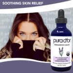 PURA D'OR Organic Lavender Essential Oil (4oz with Glass Dropper) 100% Pure & Natural Therapeutic Grade for Hair, Body, Skin, Aromatherapy Diffuser, Relaxation, Meditation, Massage, Home, DIY Soap - Image 5