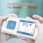 EMAY Portable ECG Monitor | Record ECG and Heart Rate Anytime Anywhere | Stand-Alone Device with LCD Screen and Storage | No Subscription Required - Image 2