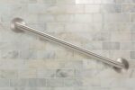Moen Stainless Steel Wall Mounted 24-Inch Bathroom Grab Bar for Shower, Heavy Duty Hand Handle for Elderly or Handicapped with Concealed Screws, 8724 - Image 3